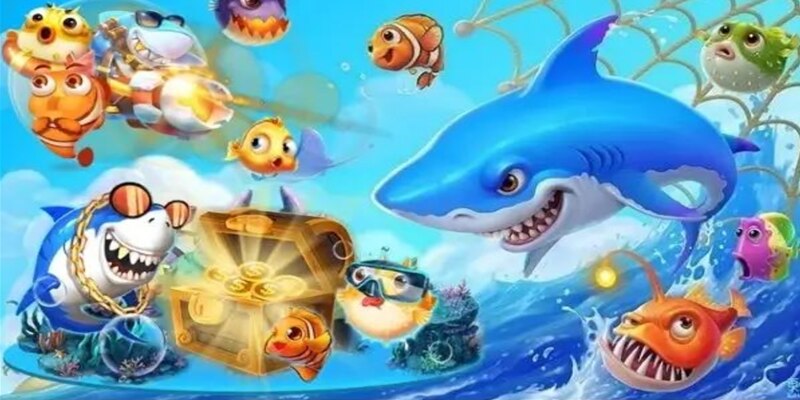 Đa dạng loại cá từ sân chơi bắn cá thần rồng
